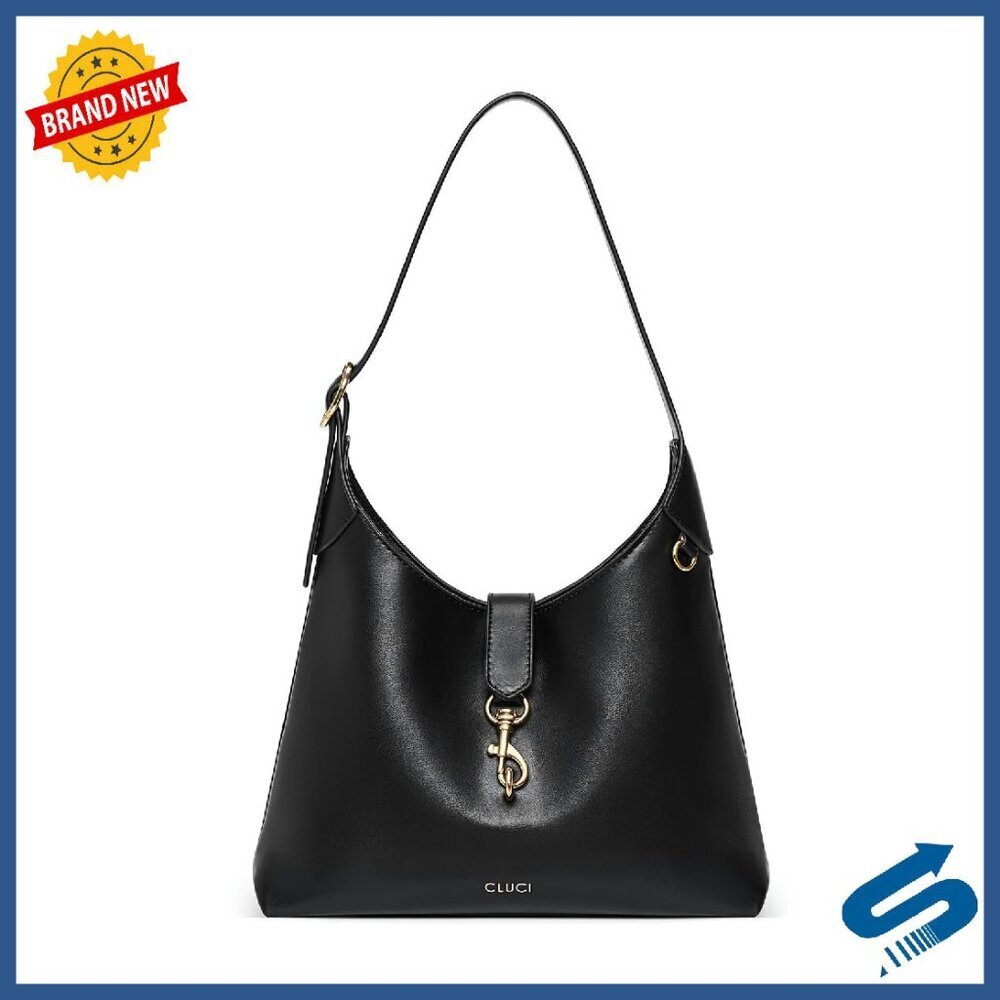 Soft Vegan Leather Hobo Bag Adjustable Strap Lightweight Slouchy Shoulder Bag